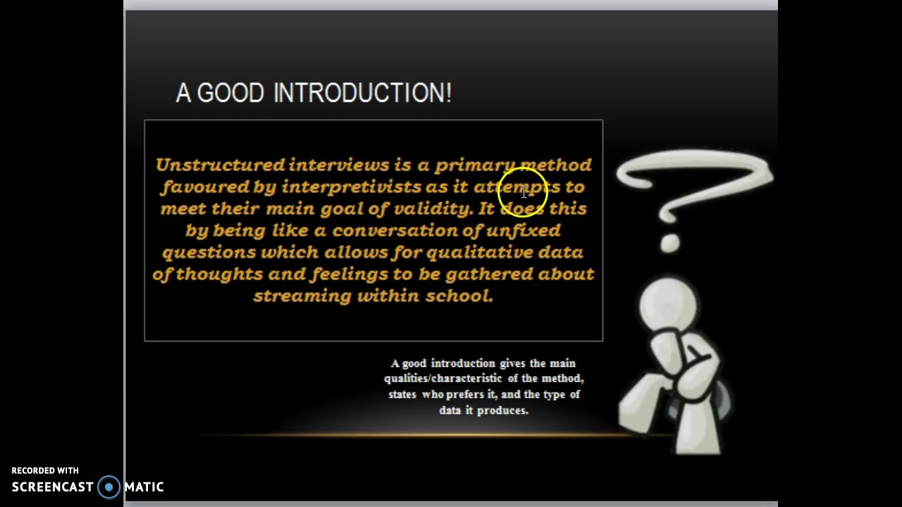 A Level Sociology How to structure a methods in context