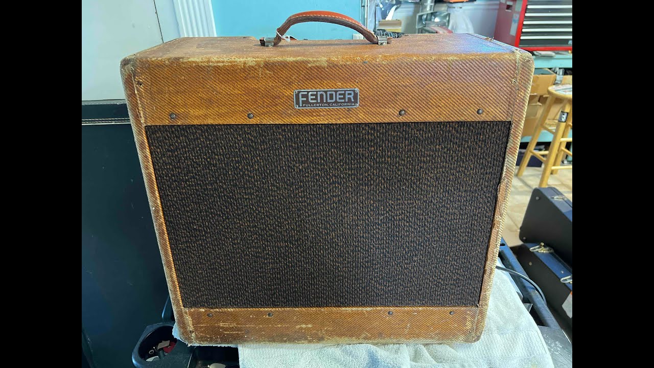 rescuing a 1953 Tweed Fender Bassman