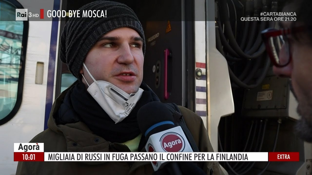 In fuga dalla Russia - Agorà Extra 14/03/2022
