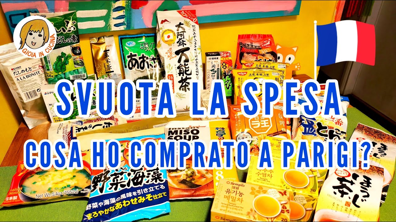 SVUOTA LA SPESA : La mia spesa giapponese a Parigi | My Japanese Grocery Haul in Paris