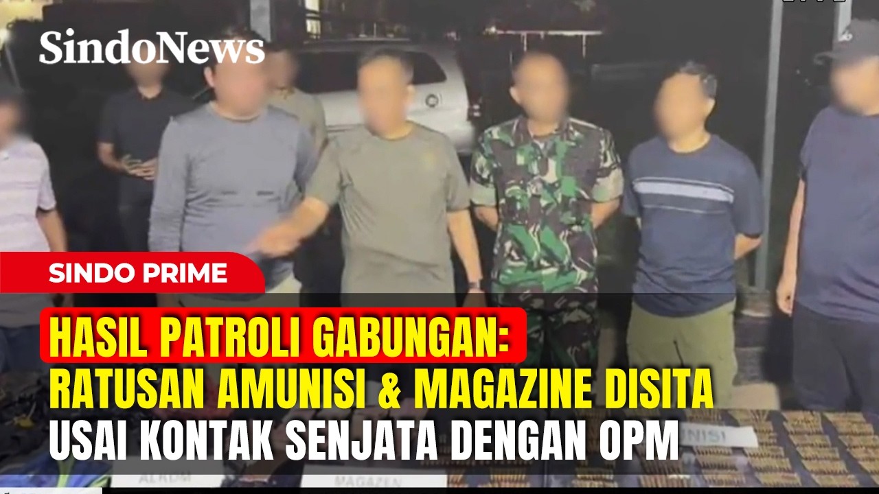 HASIL PATROLI GABUNGAN: Ratusan Amunisi & Magazine Disita Usai Kontak Senjata Dengan OPM