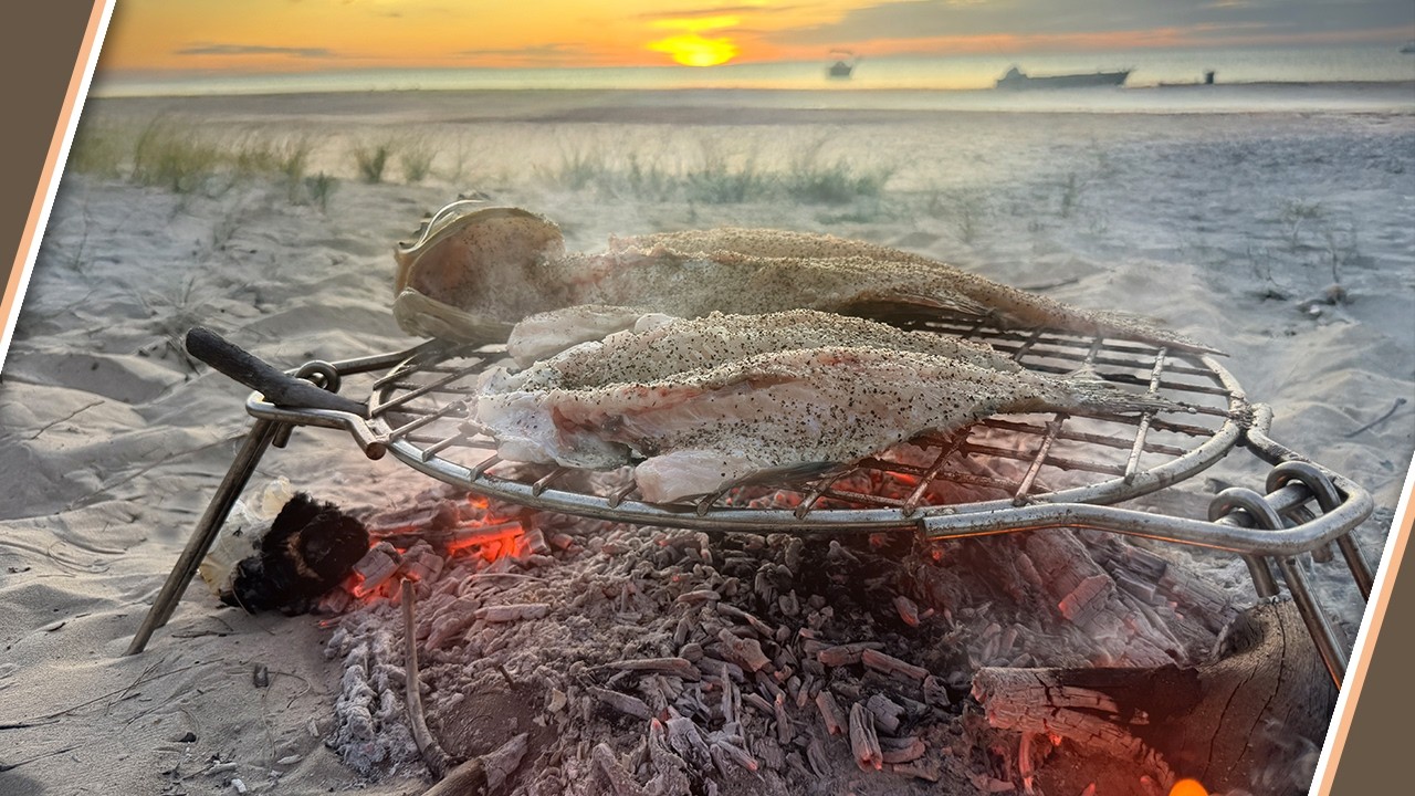 Remote Island Beach Camping Adventure