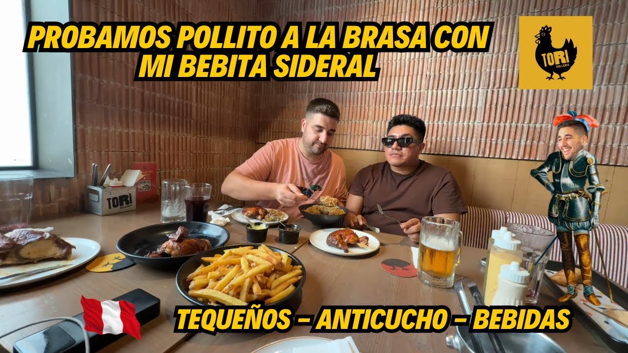 SIDERAL Y YO NOS DETONAMOS... PERO UN POLLITO A LA BRASA 🍗🍟 |  DESDE HOY SOY FAN DE LOS TEQUEÑOS 🥴🤤