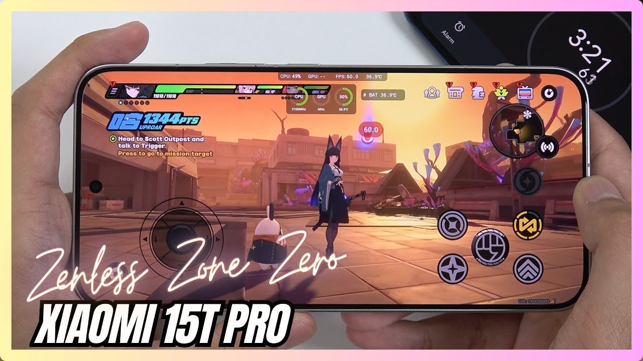 Xiaomi 15T Pro Zenless Zone Zero Gaming test | Dimensity 9400+, 144Hz Display