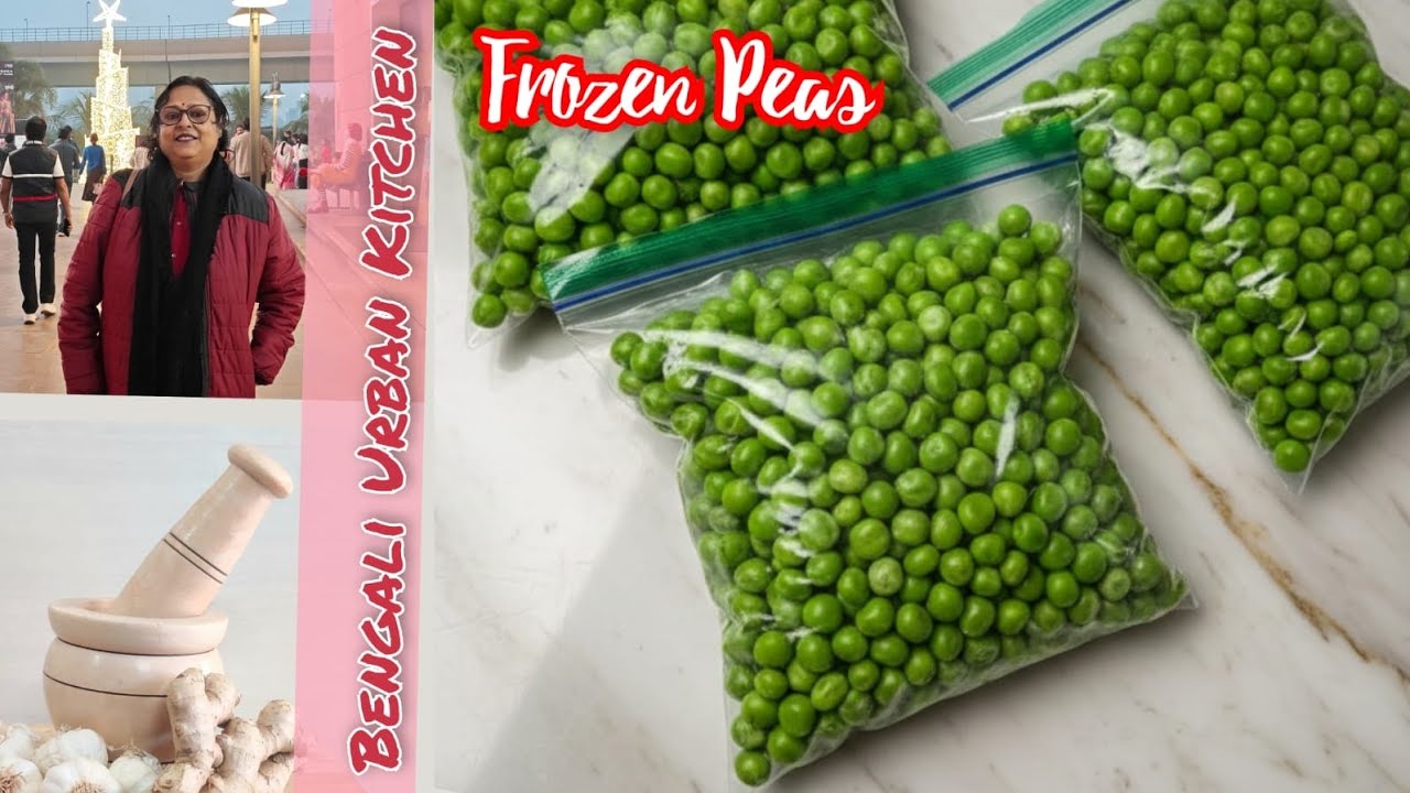 Frozen Peas | How To Make Frozen Peas At Home 