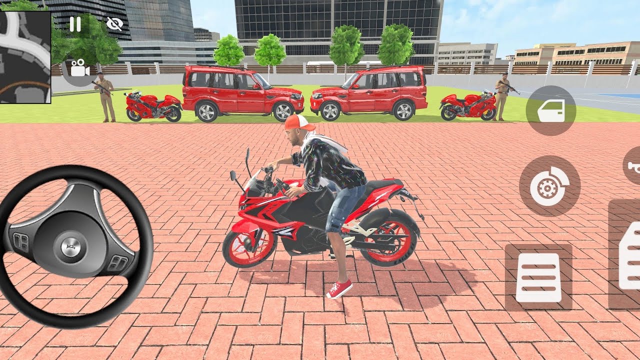 🎮 Franklin order by 2⃣ Mahindra Scorpio and 2⃣ Hayabusa bike in Indian🇮🇳 bike Theft Auto simulator 🎮