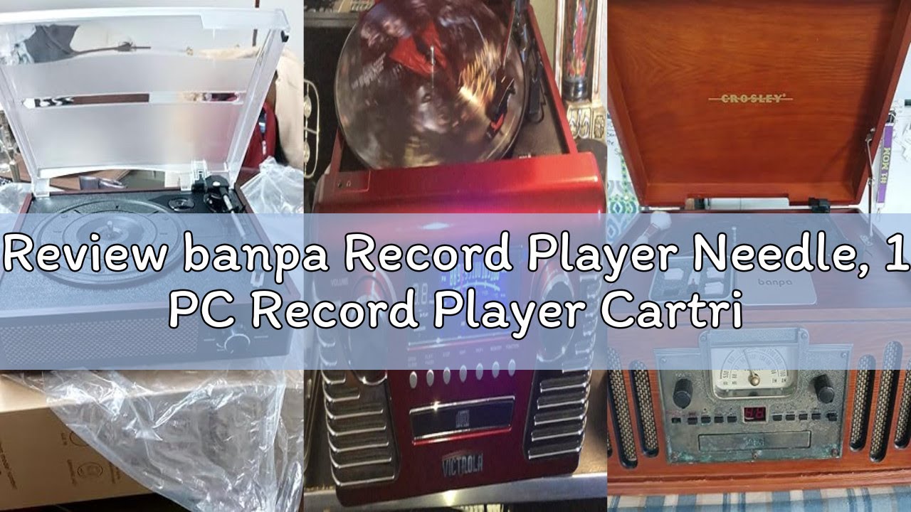 Review banpa Record Player Needle, 1 PC Record Player Cartridge with 4 PCS Diamond Stylus Replacemen