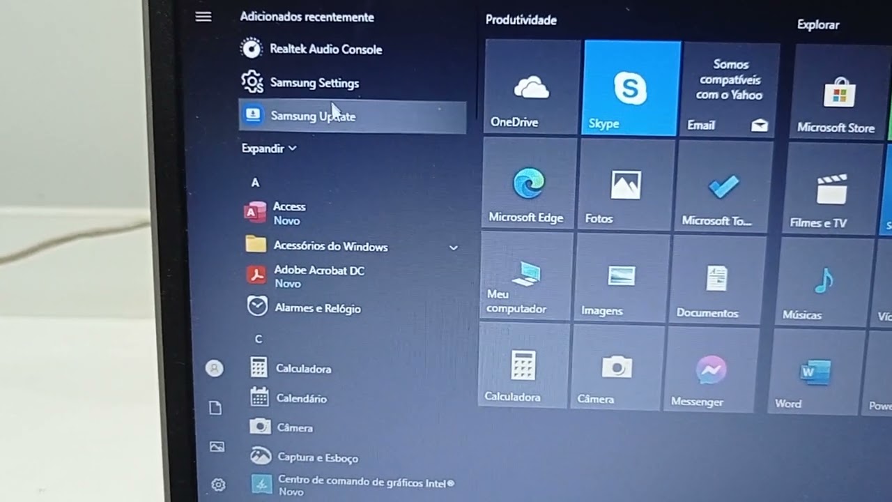 TouchPad não funciona no notebook Samsung Book E30