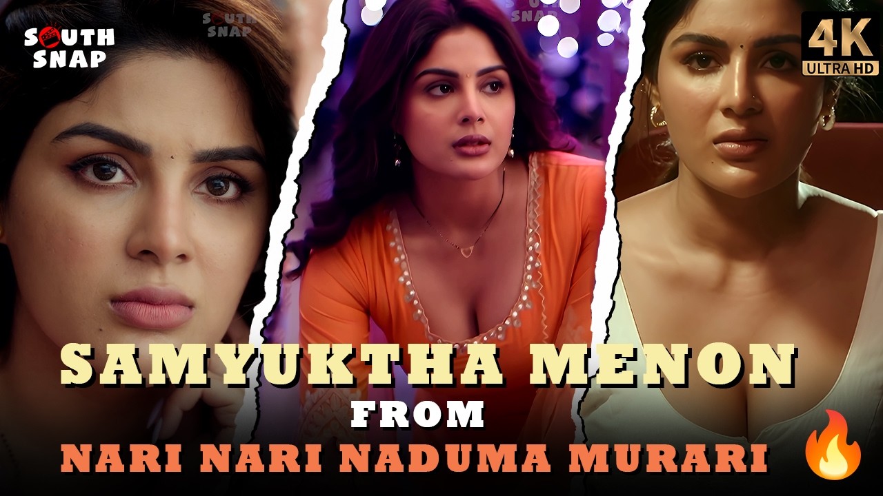 Samyuktha Menon in Nari Nari Naduma Murari: Behind Scenes | 4K Vertical Video | South Snap