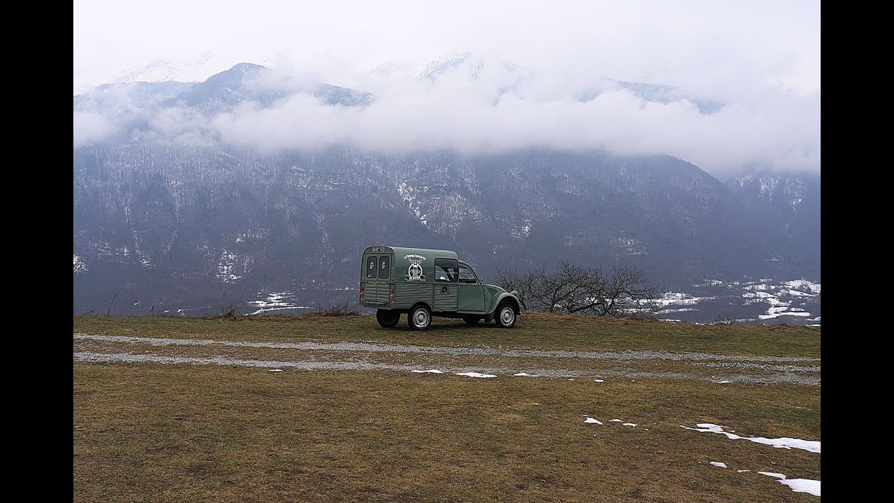 Citroën 2CV -  Italie - Ubaye avec Maxime.   Mars 2016