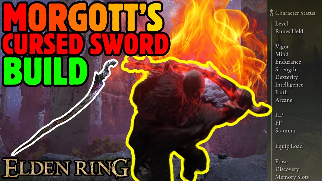 OP MORGOTT'S CURSED SWORD Build Guide: Elden Ring