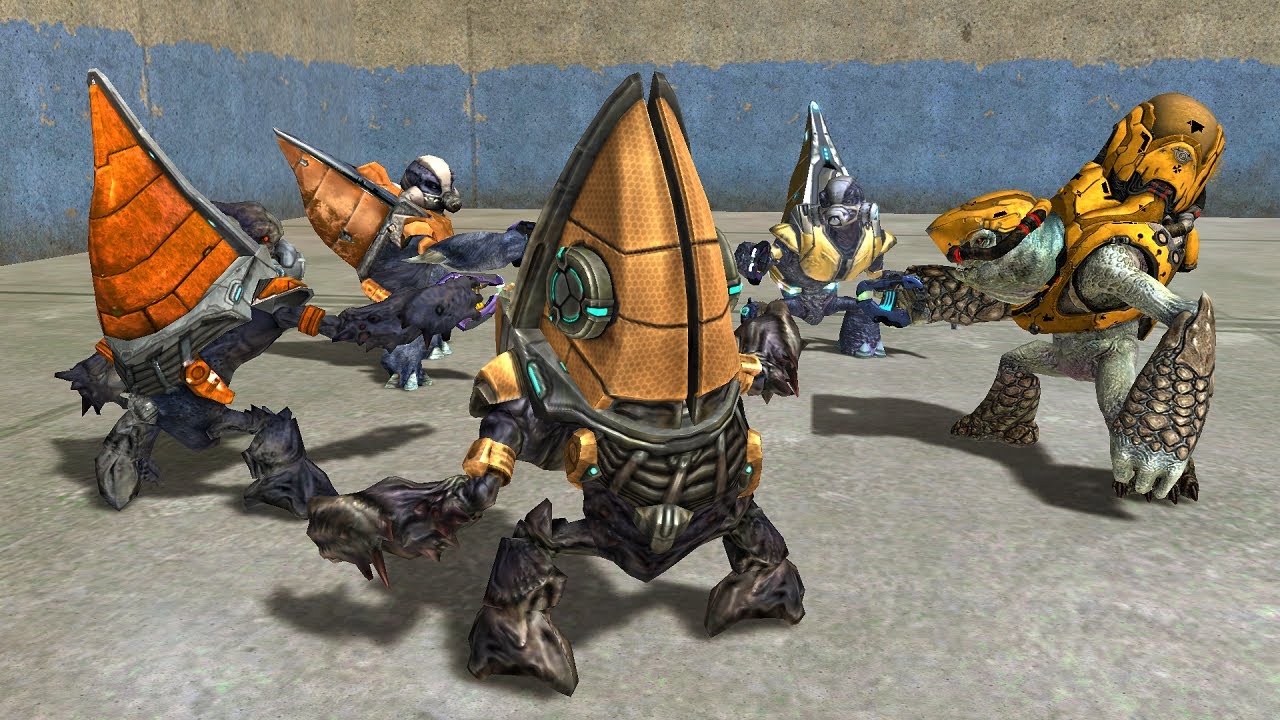 Halo 1 Grunts VS. Halo 2 Grunts VS. Halo 3 Grunts VS. Halo Reach Grunts VS. Halo 4 Grunts