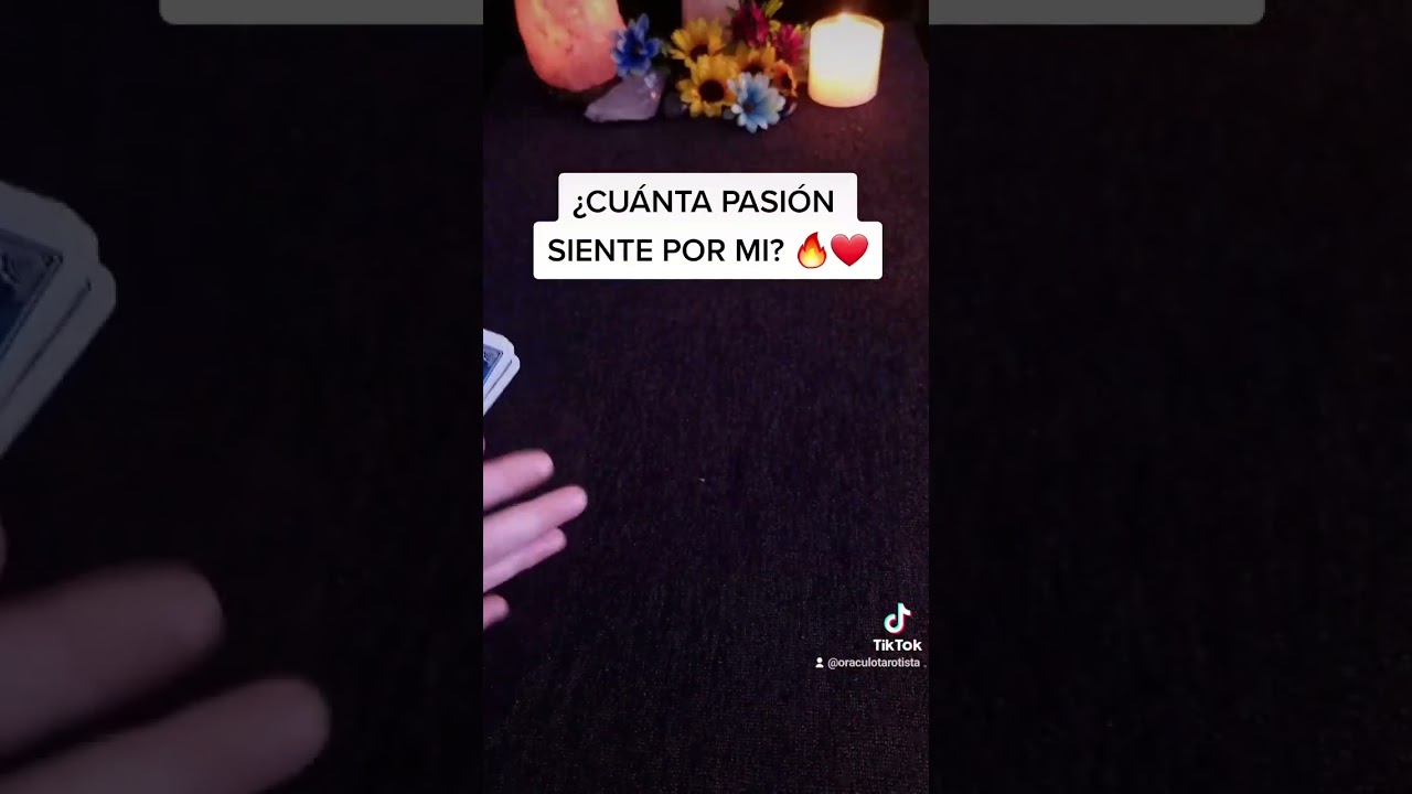 &iquest;CU&Aacute;NTA PASI&Oacute;N SIENTE POR MI? 🔥😏 #short #oraculotarot #tarotamor #tarotinteractivo