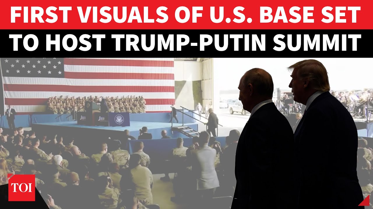 FIRST VISUALS: Inside View Of Putin-Trump Alaska Summit Venue | Elmendorf-Richardson Base