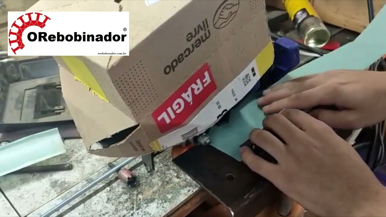 Teste da Dobradeira elétrica - O Rebobinador