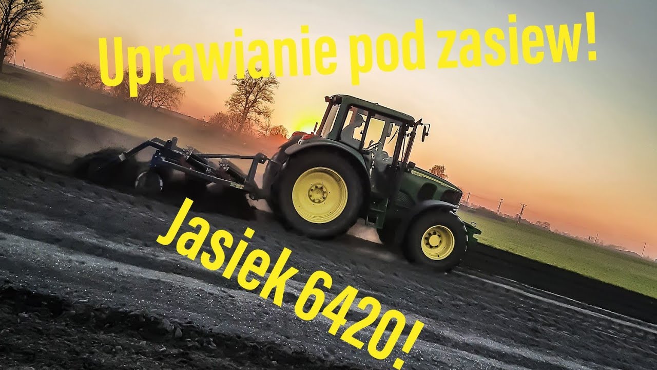John Deere 6420 & gruber kinstal🔥! Uprawa pod jęczmień!
