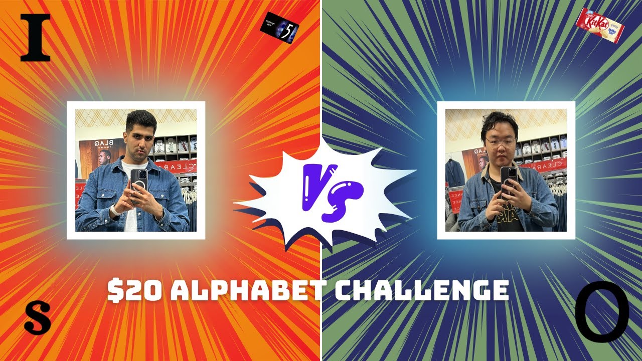 $20 Alphabet Shopping Challenge 🛒