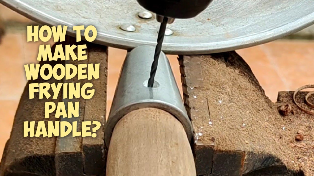 DIY WOODEN FRYING PAN HANDLE / #DaddysHome