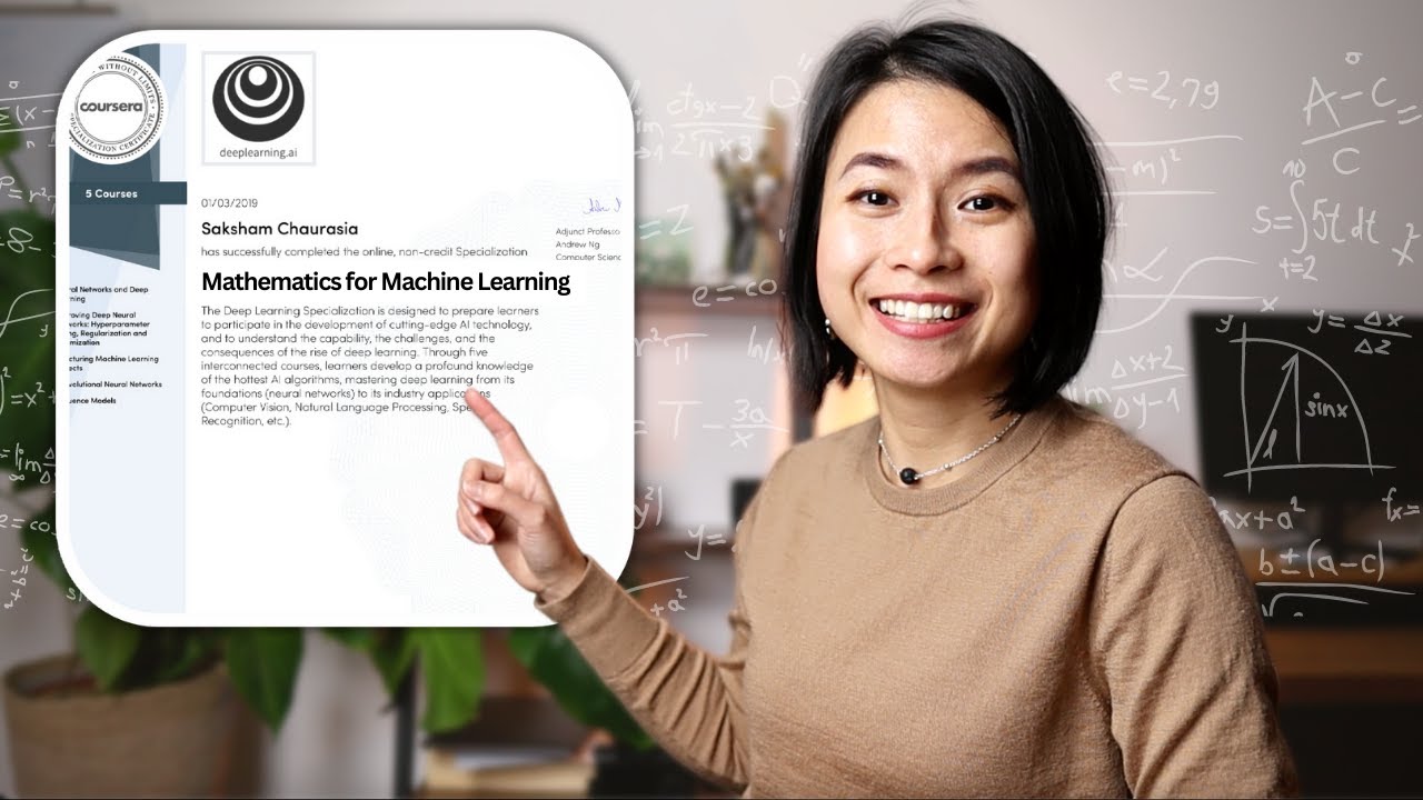 Math for Machine Learning and Data Science Specialization Review | Why You Need to Learn Math 🤔