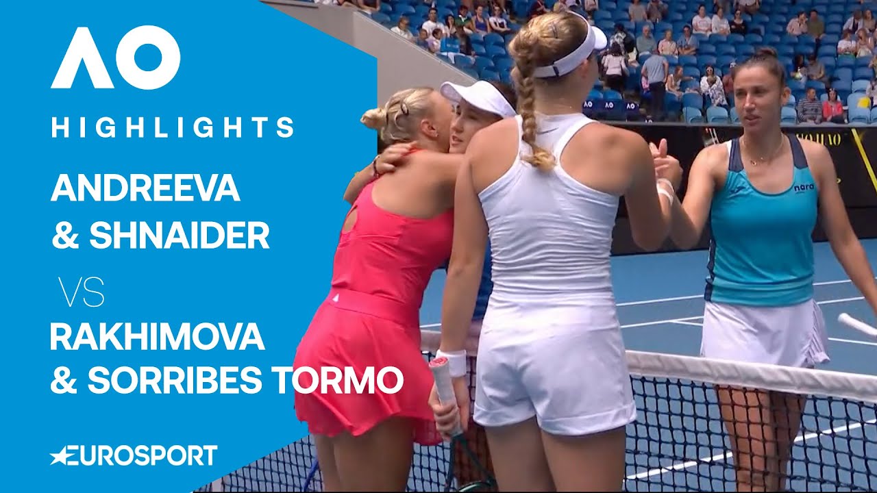 Andreeva & Shnaider vs Rakhimova & Sorribes Tormo | Quarter-Final | #AusOpen 2025 Highlights 🇦🇺