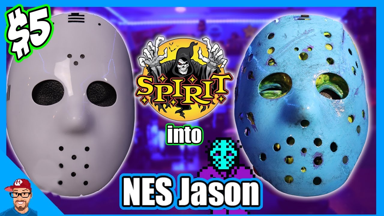 Jason Mask Spirit Halloween NES Style