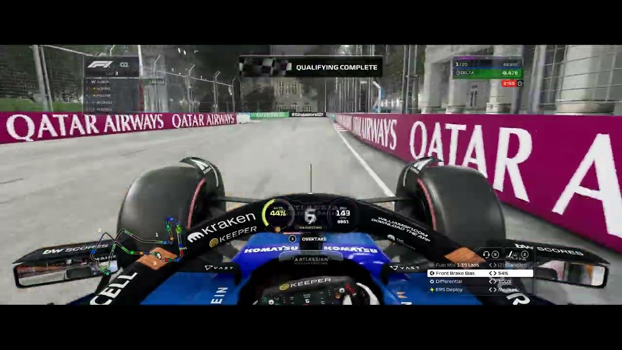 F1 25 Singapore Hotlap | 1:26.727