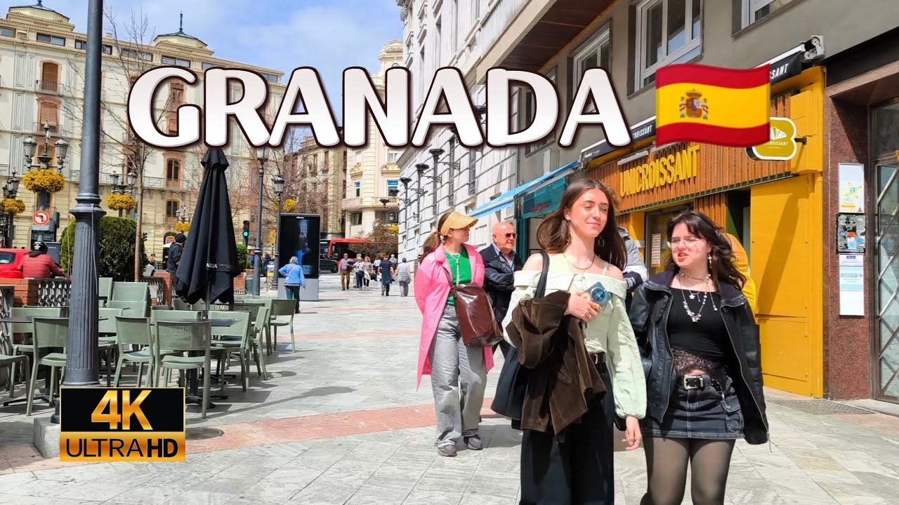🔥 Paso a paso visita GRANADA, España 🇪🇸 Puente Romano hasta Alhambra 🎥 4K