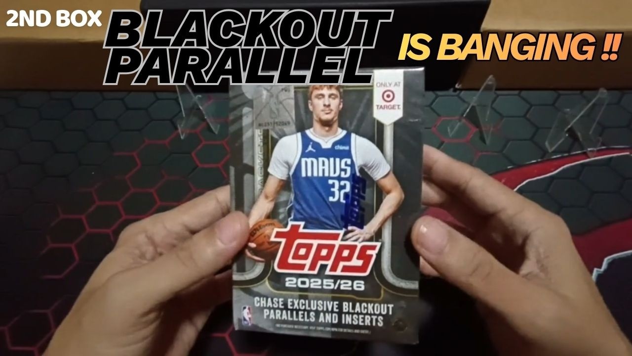 2ND UNBOXING 🔥 2025 Topps Target Black Friday Blaster Exclusive Box 🔥BLACKOUT PARALLEL is BANGING!!