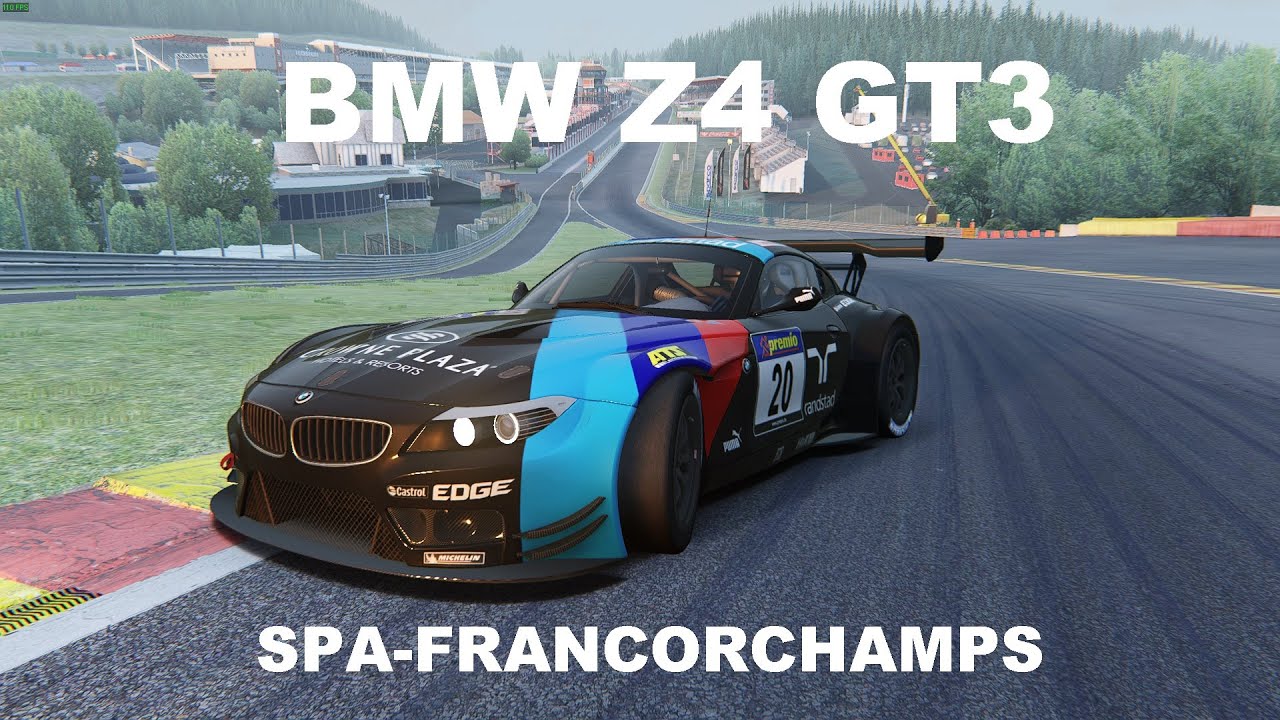 Hotlap  |  2:16:908  |  BMW Z4 GT3  |  Spa-Francorchamps  | Setup  |  Assetto Corsa