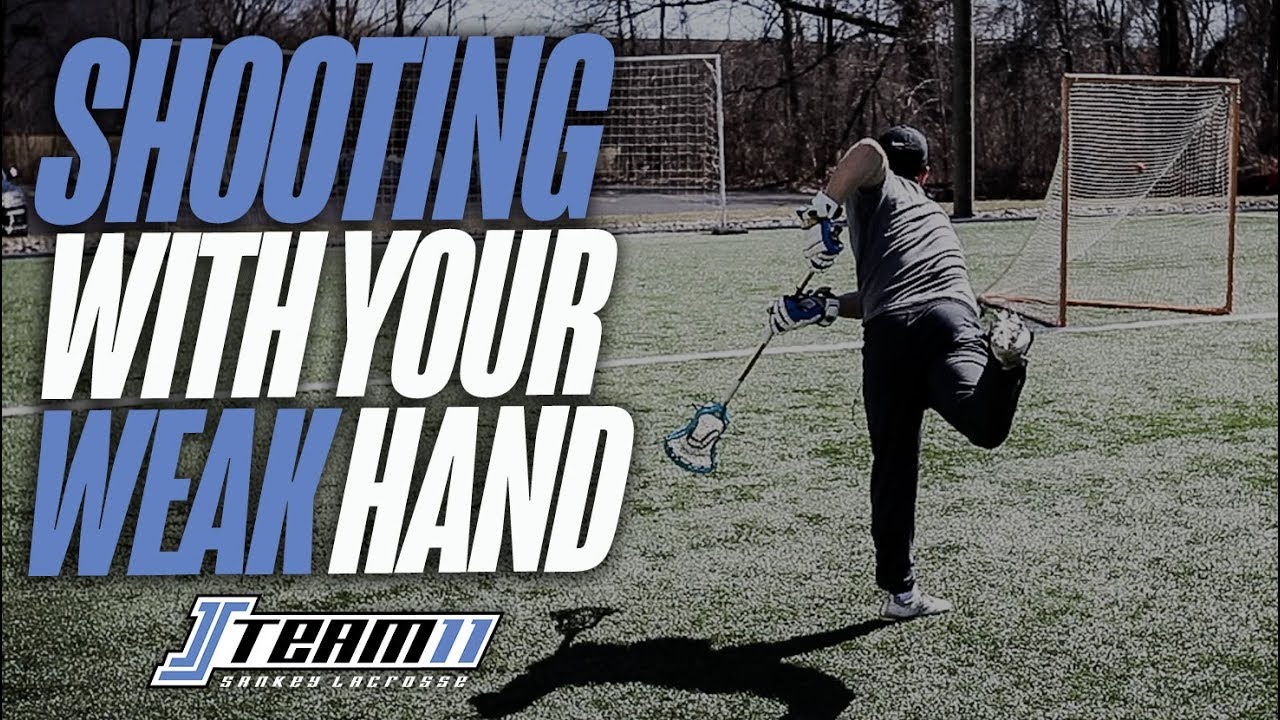 Shooting With Your Weak Hand - Team 11 Lacrosse Tips with Joey Sankey