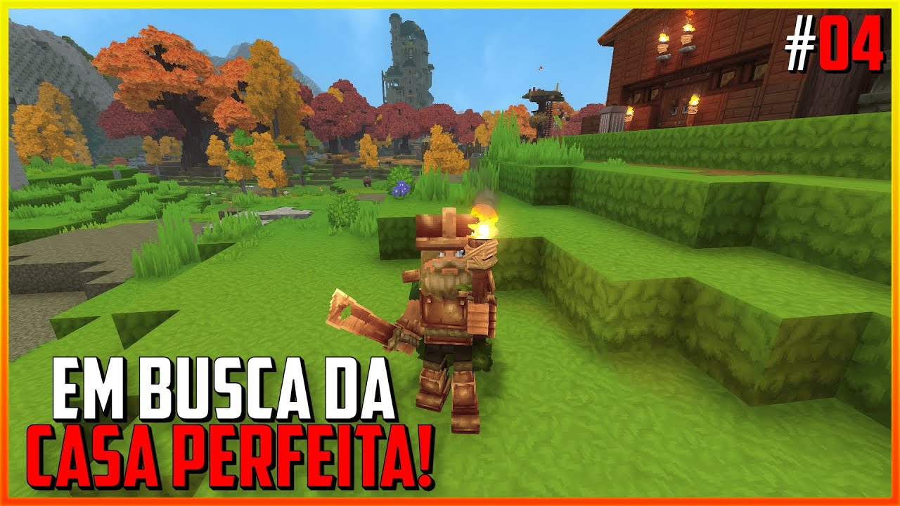 CONSTRUINDO UMA CASA NOVA E EXPLORANDO O MUNDO AO MEU REDOR