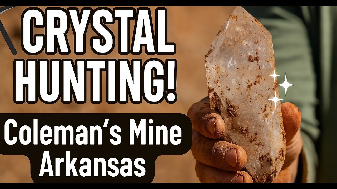 Crystal Hunting at Coleman’s Mine | Digging for Treasure in Jessieville, AR!