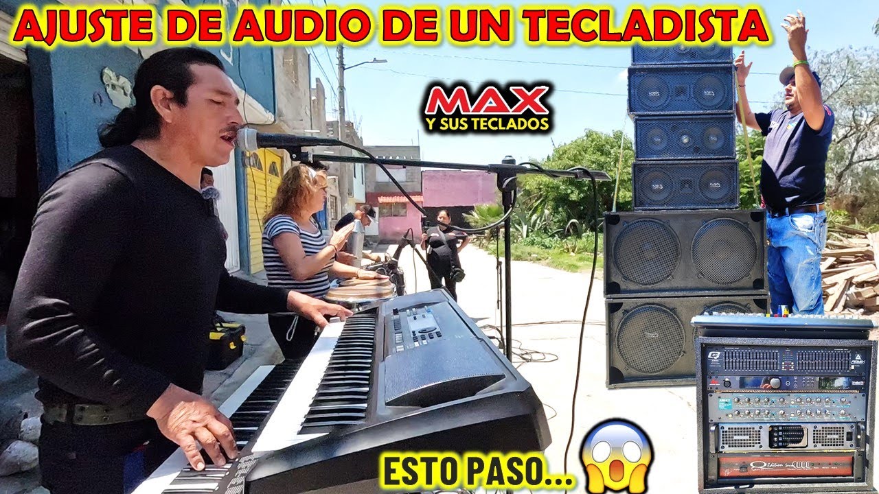 VARIOS DETALLES en ESTE AUDIO😱IMPRESIONANTE AUDIO que TIENE un TECLADISTA MAX Y SUS TECLADOS🎹🎹 