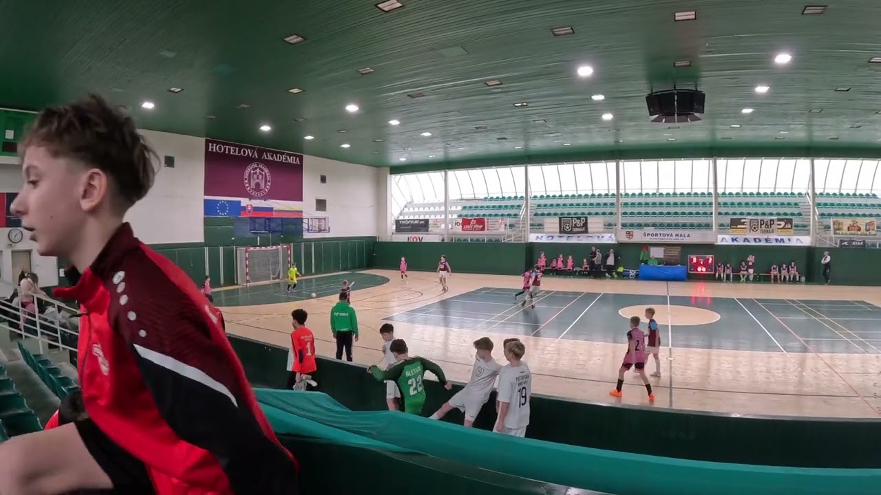 Turnaj Presov 8.2. 2026, zapas o 5. miesto: KSK Rozhanovce U13 vs SMK Spisske Bystre