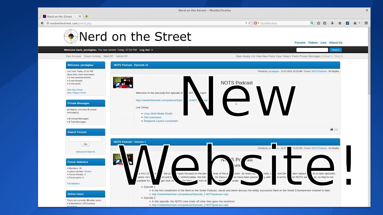 Another Day, Another Website