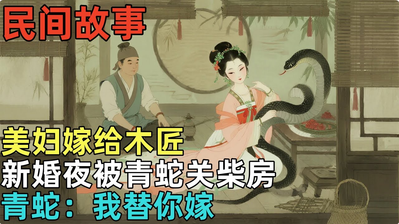 民间故事：美妇嫁给木匠，新婚夜被青蛇关柴房，青蛇：我替你嫁 #民间故事，#民间故事合集，#故事传说，#明朝奇案，#古代奇案，#民間故事，#民間故事合集，#故事傳說，#明朝奇案，#古代奇案，#奇闻异事