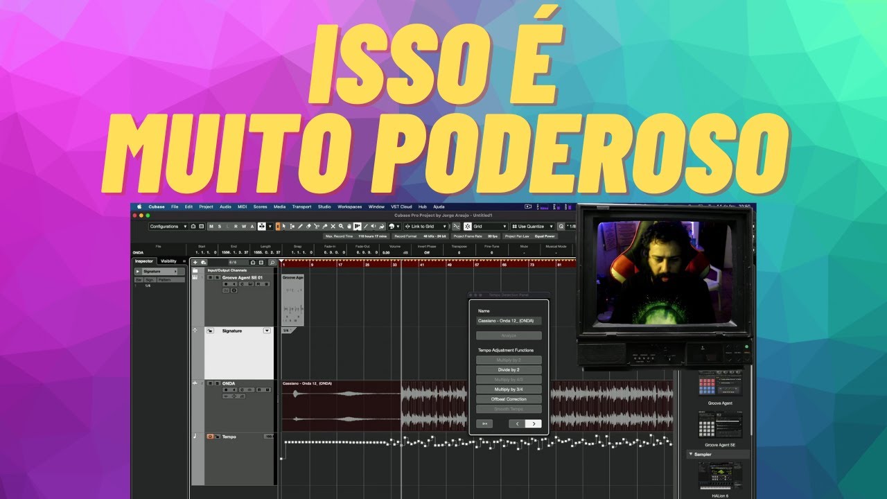 Mapeamento de Tempo com Cubase