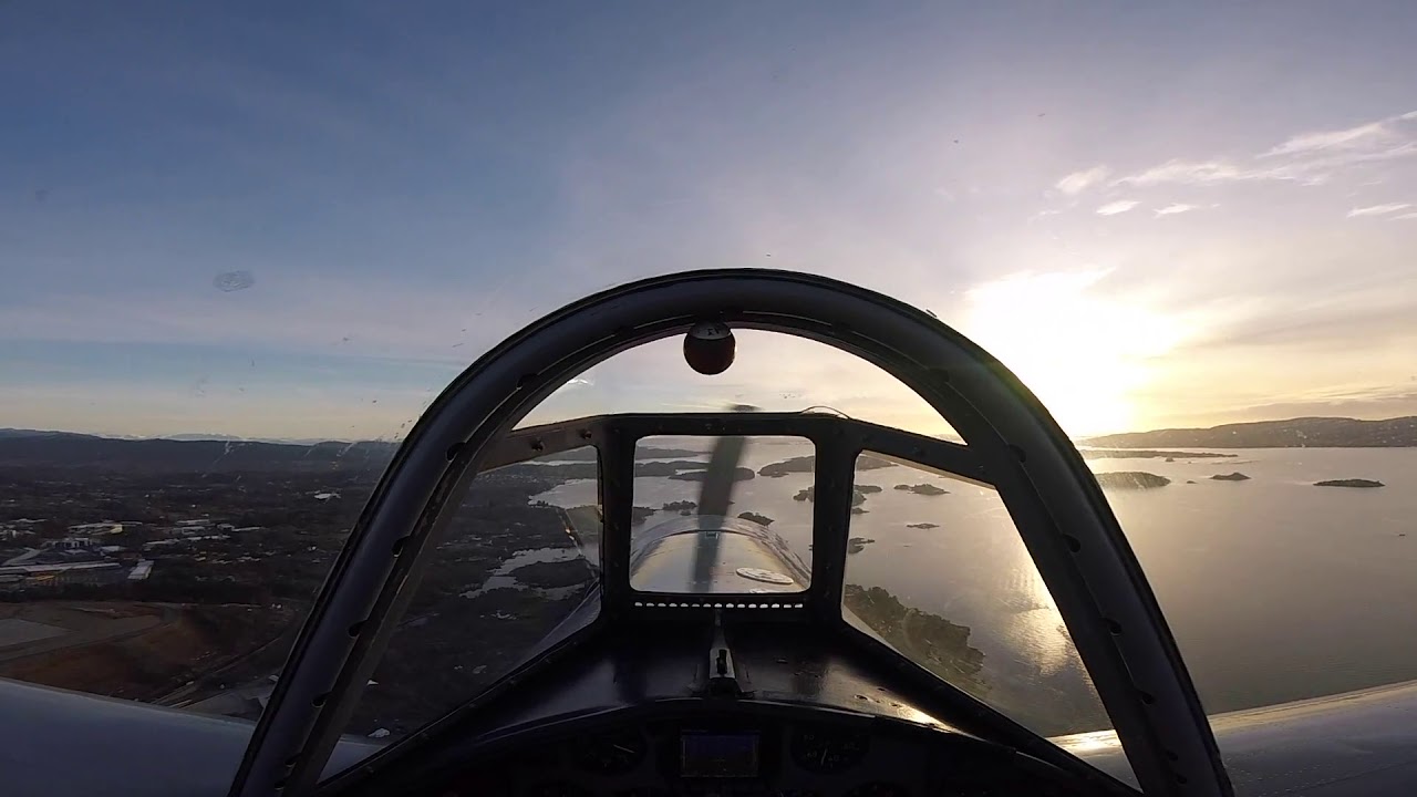 Yak 50 Tail Wheel, Take Off & Landing
