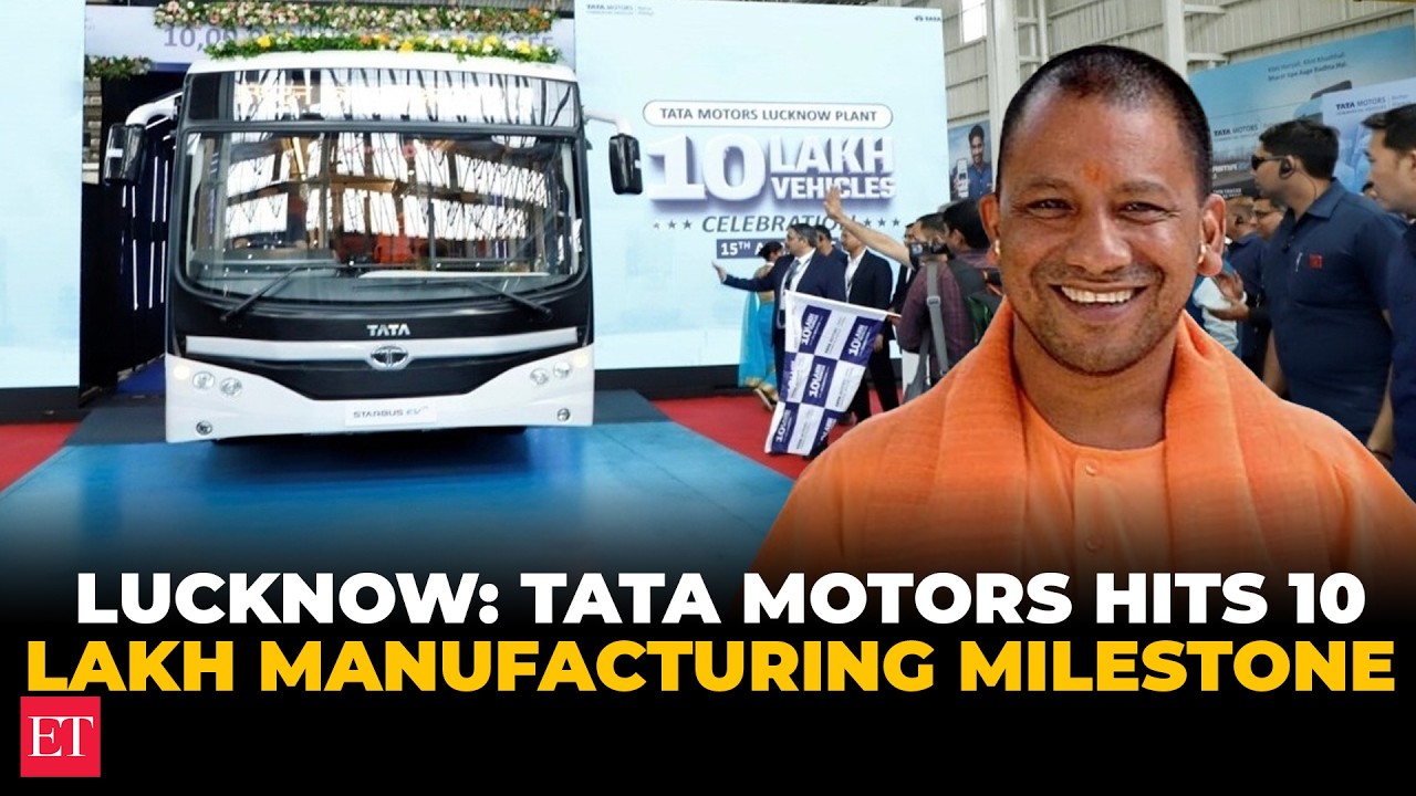 &lsquo;UP becoming global manufacturing hub&rsquo;: CM Yogi flags off Tata Motors&rsquo; 10 lakhth vehicle in Lucknow