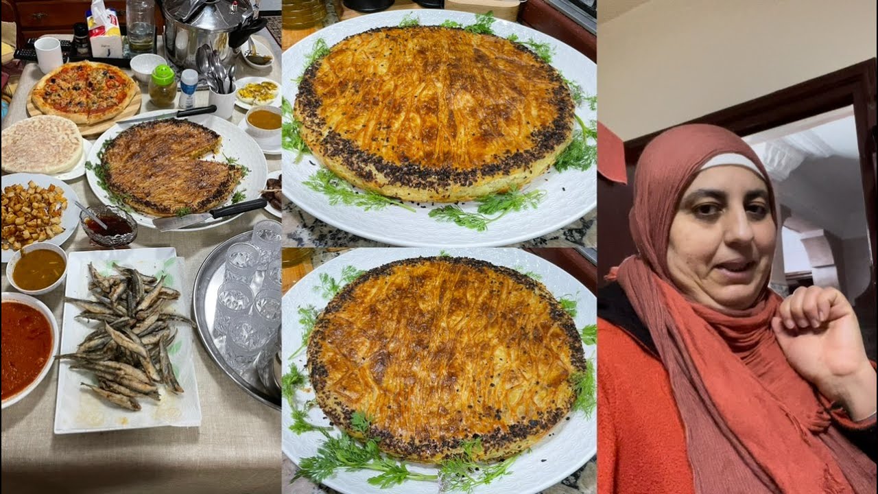 مني فلوك كله نشاط و حيوية  لعملت فيه فطور تمهيدا لشهر الكريم مع واحد بسطيلة بعجينة مسمن شهوة منها