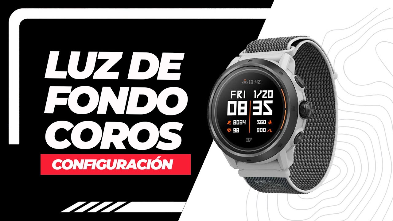 Opciones de RETROILUMINACION en relojes COROS | Modo NOCTURNO | beFinisher