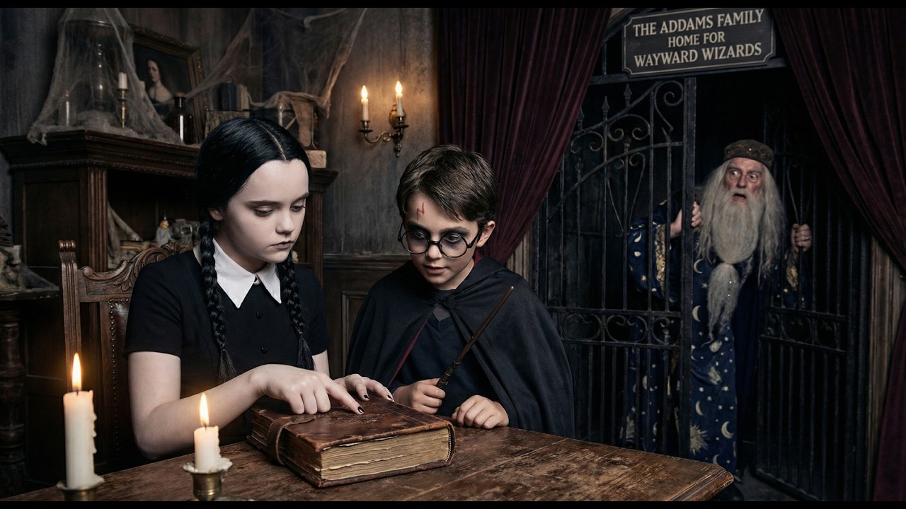 What If The Addams Family Adopted Harry & Wednesday Taught Him Dark Arts? | Dumbledore Was Terrified