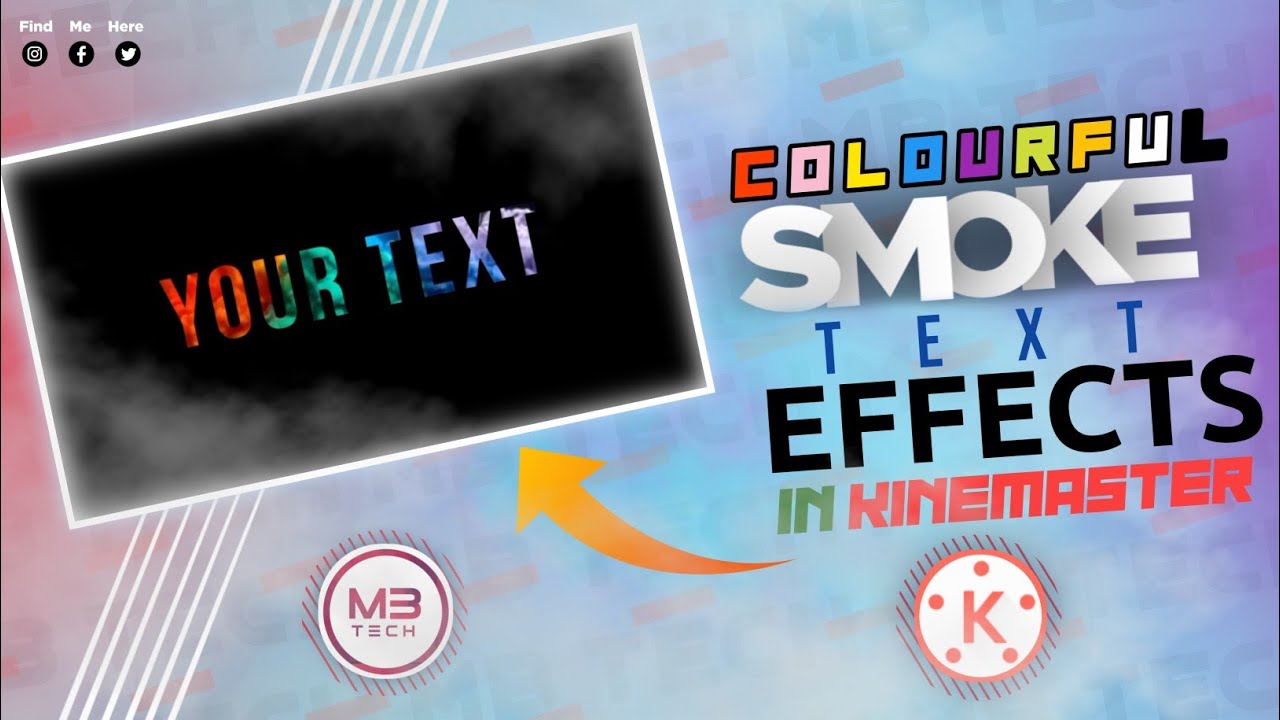 Smoke Text effects in Kinemaster | Best Text effects tutorials in Kinemaster||