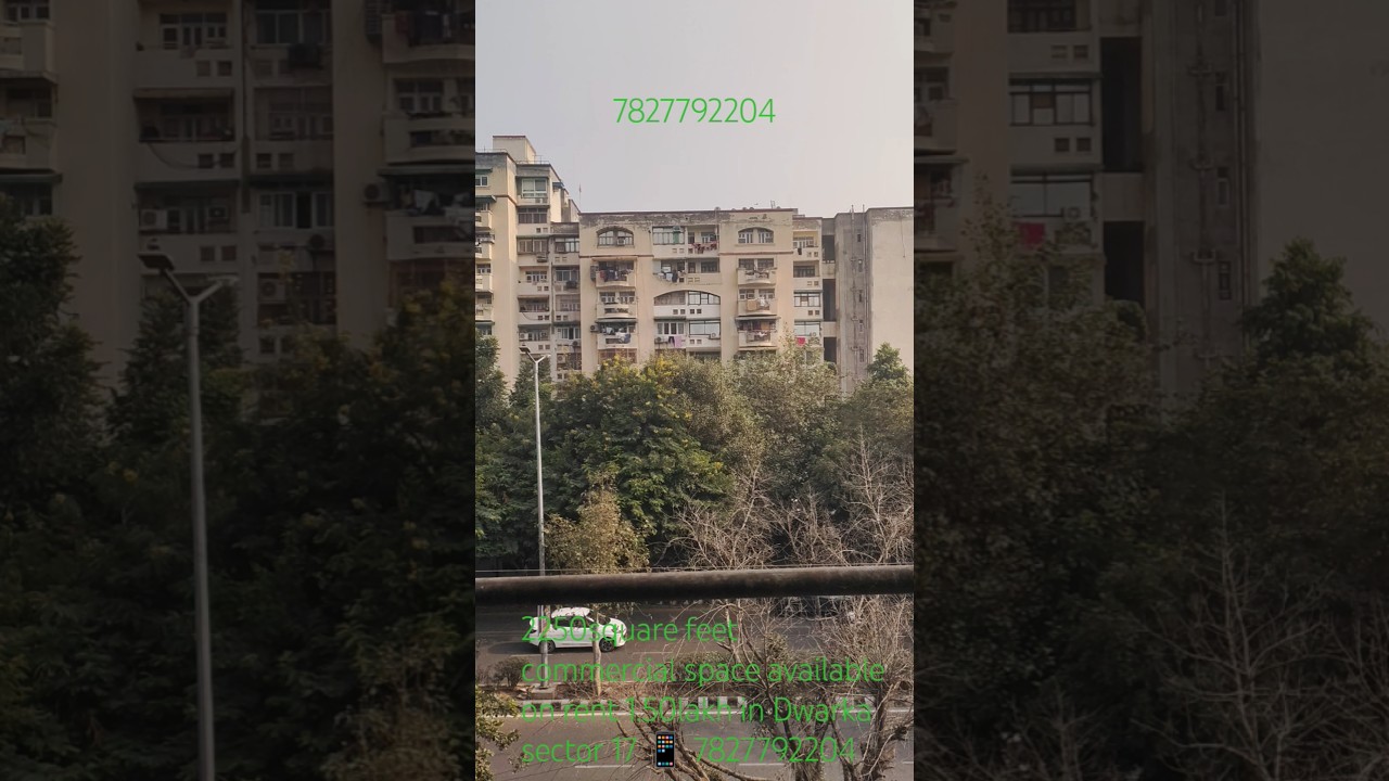 2250 square feet commercial space available on rent in Dwarka sector 17 📱 7827792204