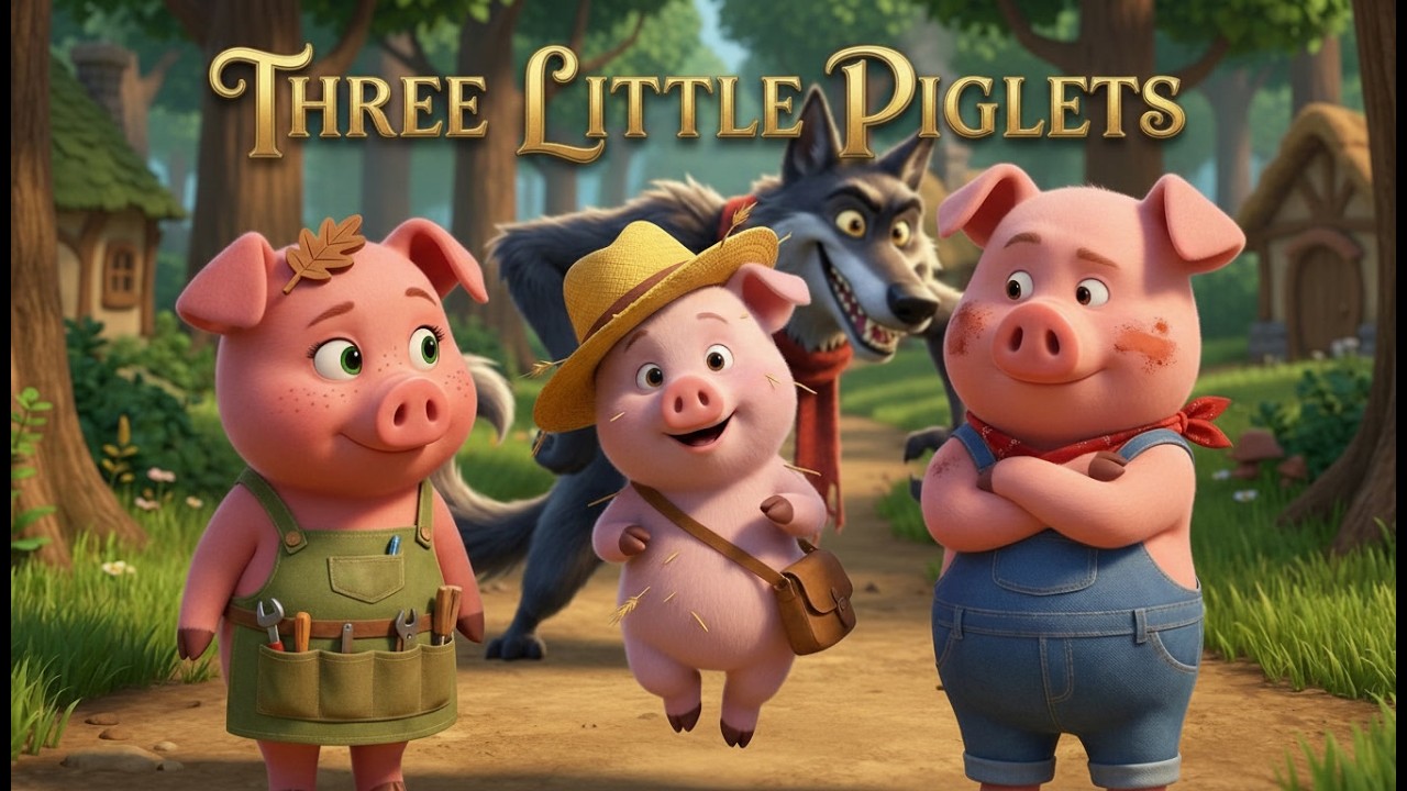 The Original Story of The Three Little Piglets | Fairytales for Teenagers