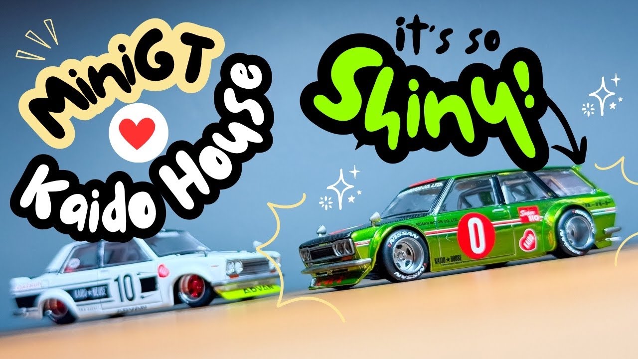 Unboxing the Kaido House x Mini GT Datsun 510 Wagon Kaido OG Flow Yellow