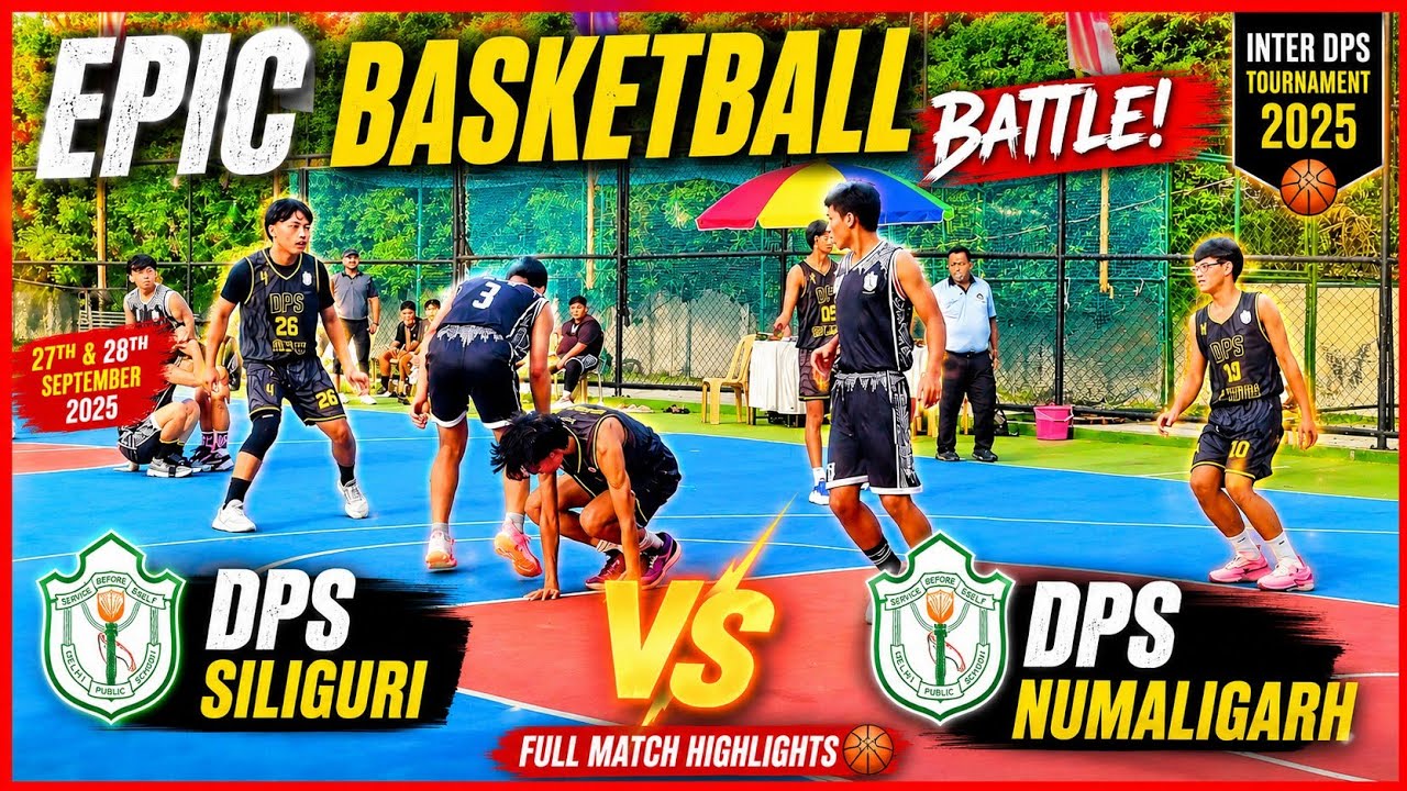 Unforgettable Match! Assam vs West Bengal | Inter DPS Basketball 2025 Highlights