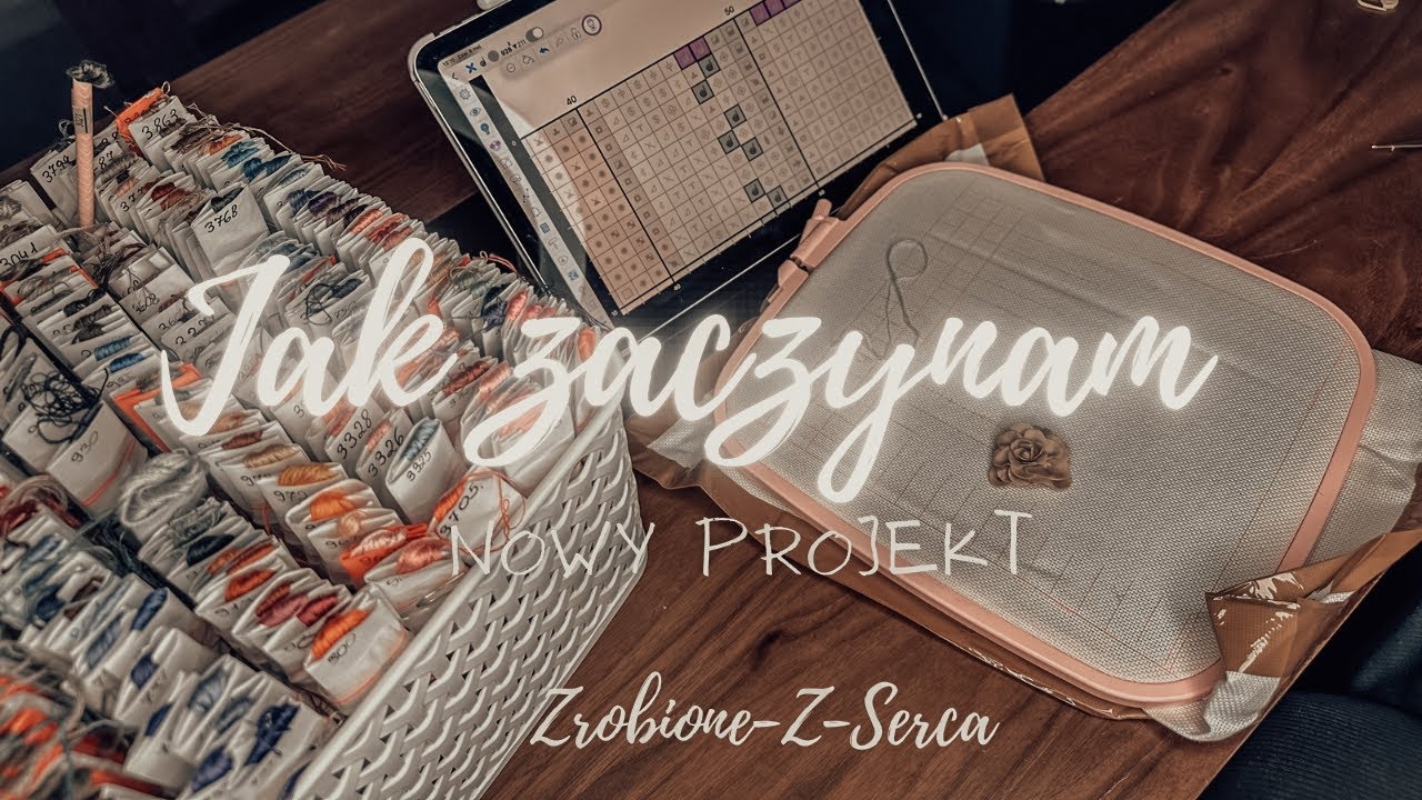 Jak wyszywać na kanwie bez nadruku