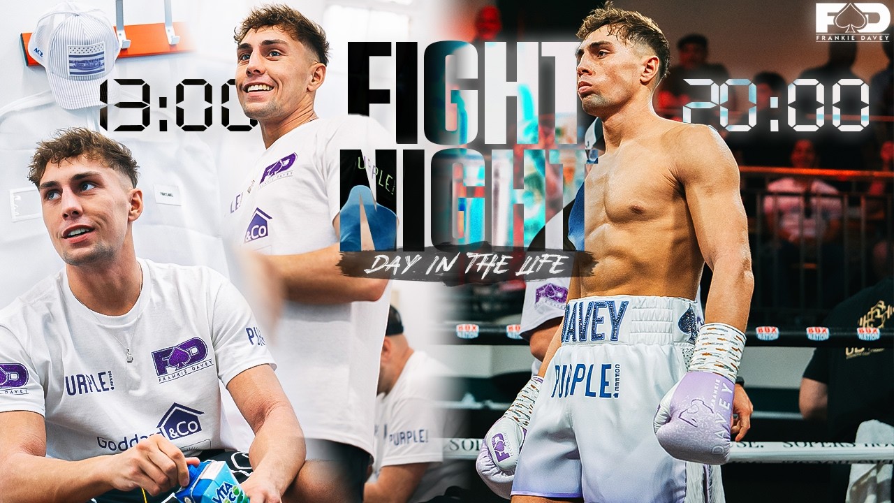 FIGHT NIGHT: Day in the Life | Frankie Davey
