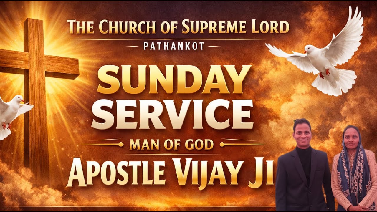SUNDAY BLESSED MEETING II WITH II MAN OF GOD II APOSTLE VIJAY JI II 15-2-2026